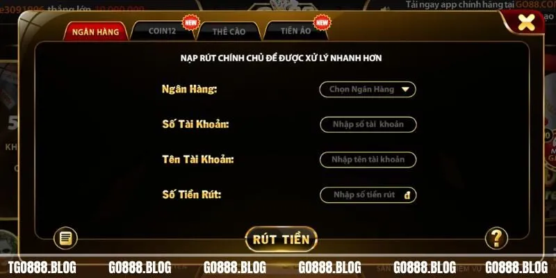 Giải Đáp cổng game Go88 có thật sự an toàn Hay Không? 2 Cấm hội viên rút tiền về tài khoản vì vi phạm