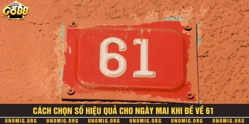 Đề về 61 mai đánh lô gì đảm bảo dễ trúng mới nhất 2024 2 Phương pháp chốt số hiệu quả khi đề về con 61