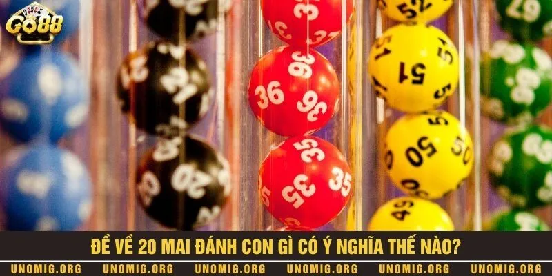 Giải mã bộ số cực đẹp khi đề về 20 mai đánh con gì? 1 Ý nghĩa của con số 20 trong lô đề xổ số